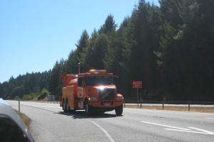US SCRIM vehicle on highway